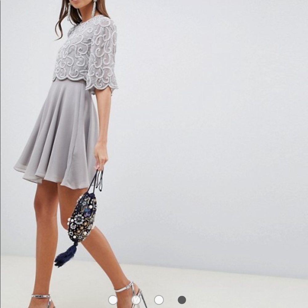 ASOS Pearl Mini Dress - size 4